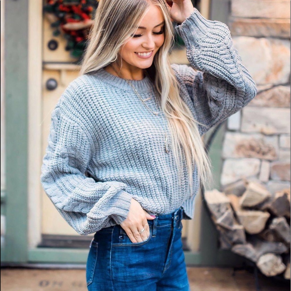 Chunky Cable Knit Sweater